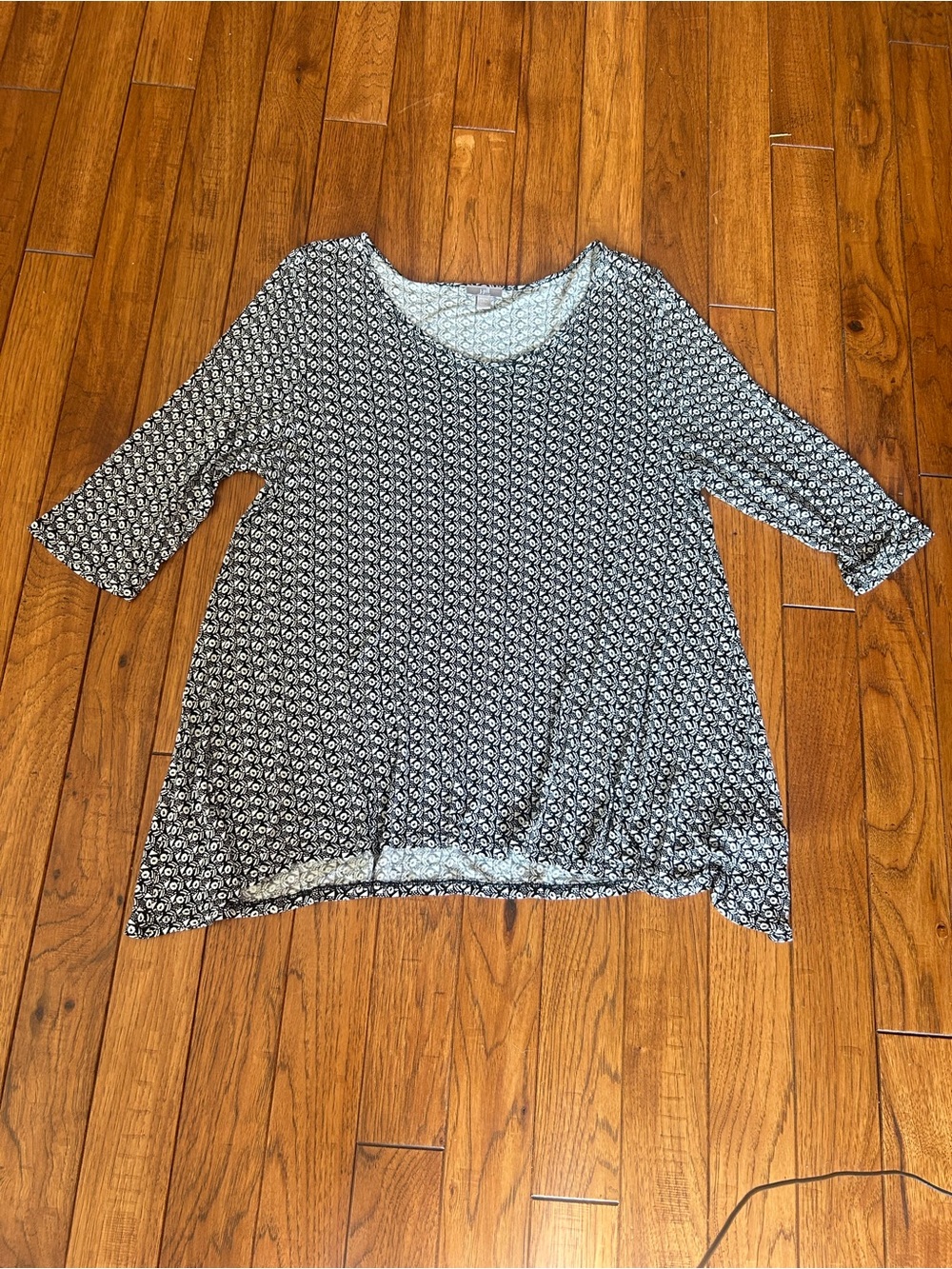 J. Jill PL Black & White Patterned